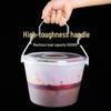 Disposable Round Plastic Takeaway Bucket