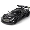 1/32 Koenigsegg Jesko Supercar High Simulation Diecast Metal Alfalywy Model Car Sound Light Pull Back Collection Kids Toy Gifts