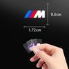 Car Logo Sticker Central Control Decals Car Accessories For BMW M E34 E36 E60 E90 E46 E39 E70 F10 F20 F30 X5 X6 X1 M3 M5 M6 E71 F01 F02 F87
