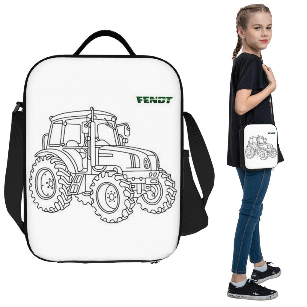 Fendt Tractor Insulated Lunch Bag for Women Office Cooler Thermal Food Box Tote Leakproof Lunch Boxes Container