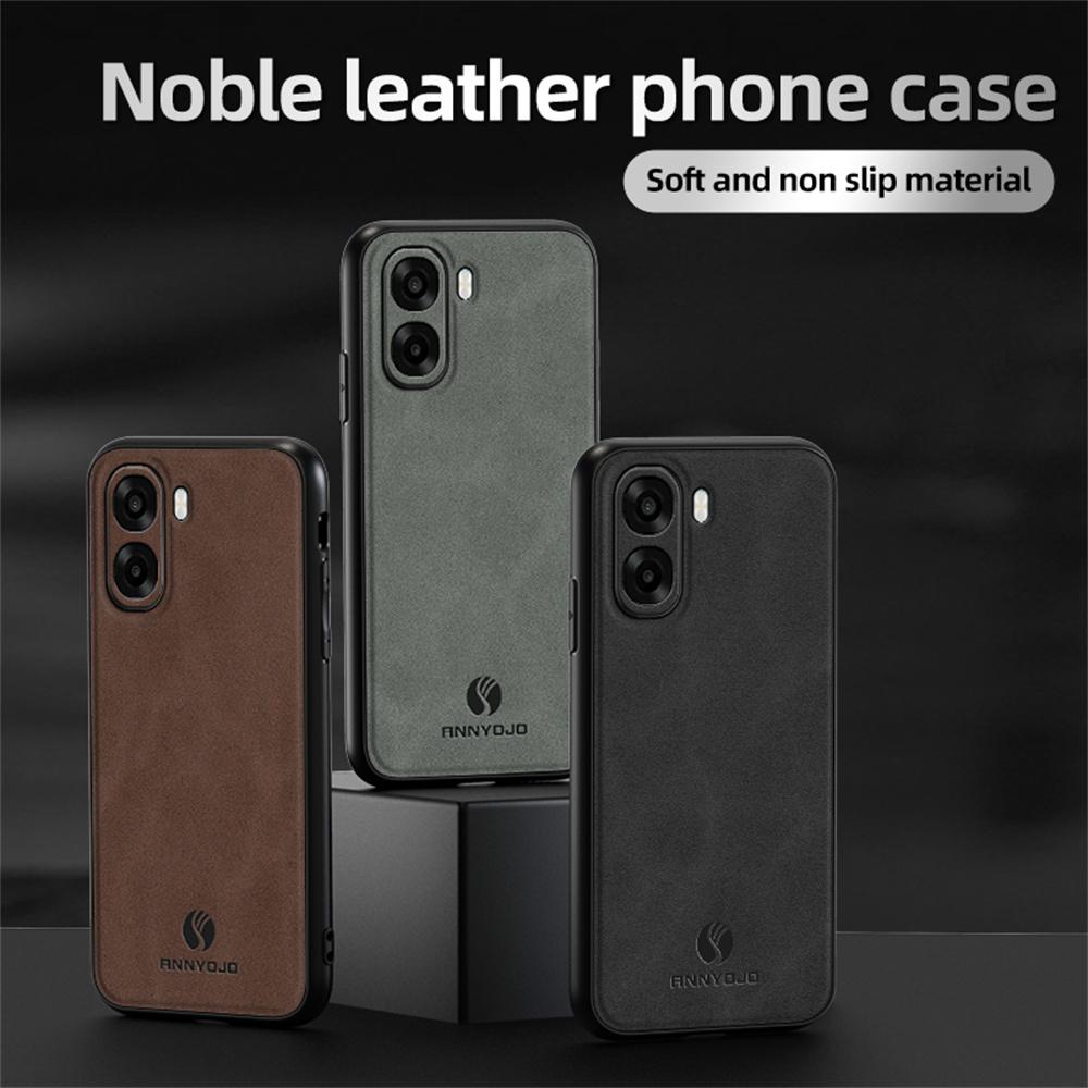 ANNYOJO Phone Case For Oppo A6x 5G / A6x 4G PU Leather + PC + TPU Anti Drop Phone Back Cover