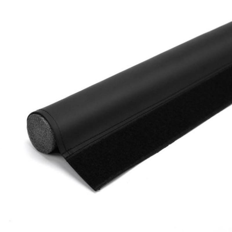 DIY Single Side Door Seam Draft Stopper Adjustable Wear-resistant Leather Door Seal Strip