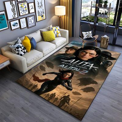 "Alita Battle Angel Sci-Fi Carpet" Suitable As a Non-slip Mat for the Living Room or Bedroom Sofa