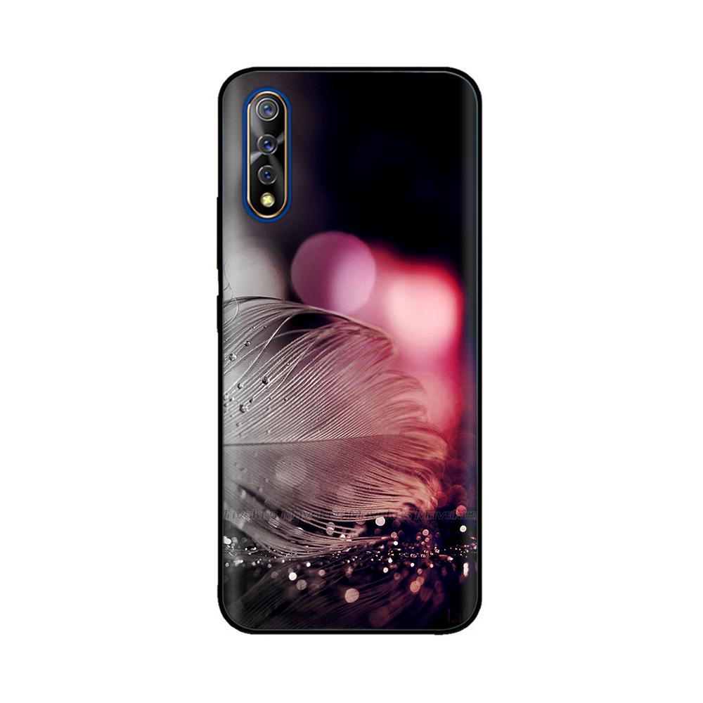 Чехол для телефона Vivo V17 Neo Мягкий ТПУ Силиконовая Задняя Крышка Для Vivo S1 1907 6.38" V17Neo V 17 neo Защитный Печатный Корпус