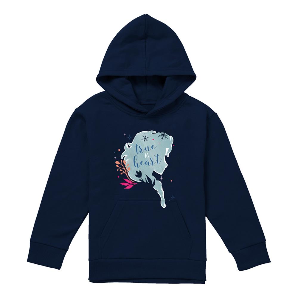 Frozen Childrens/Kids True At Heart Elsa Silhouette Pullover Hoodie