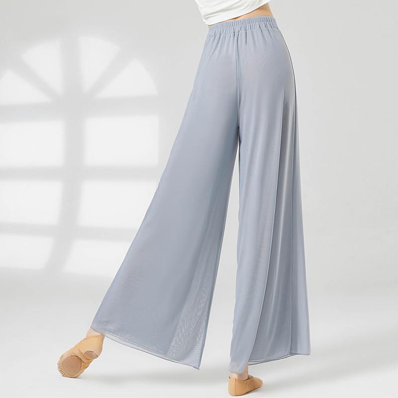 Modern Dance Trousers With Draping Style For Female Adult Performance Practice And Stage Shows