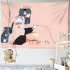 Anime Game Girl Tapestry Wall Hanging Cartoon Cute Kawaii Girl Dormitory Aesthetics Room Hippie Home Decor