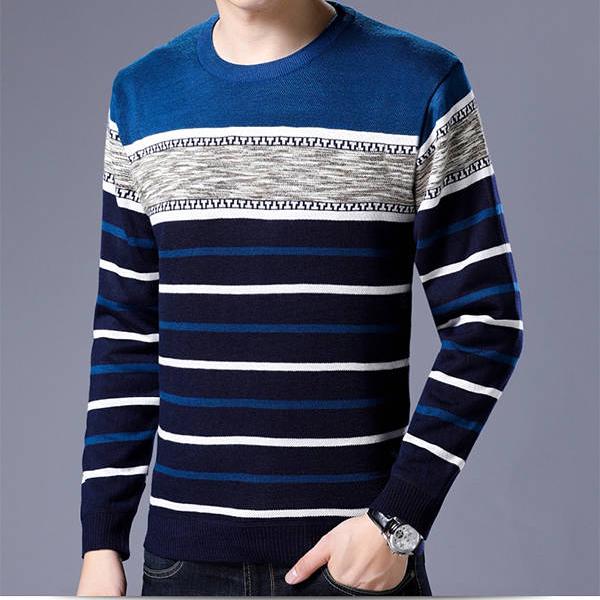 Модный мужской свитер Мужской Зимний мужской свитер Slim Fit Пуловер Мужской трикотаж Pull Homme Свитера