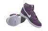 Nike Кроссовки Dunk High для детей, скейтбординга, белые с фиолетовым, для подростков 308319-500