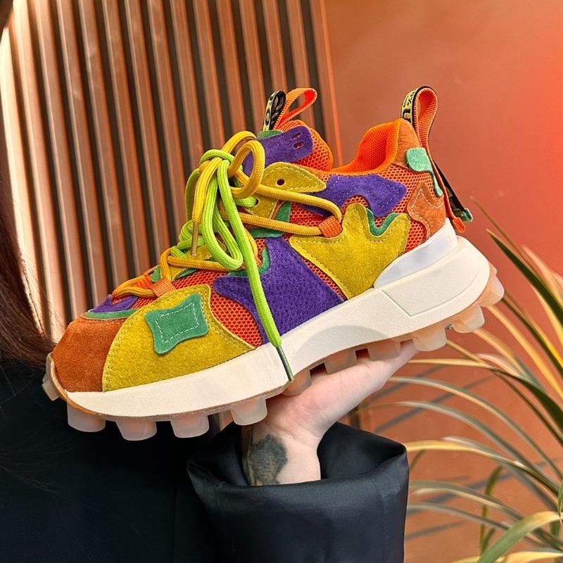 Распродажа женской обуви. Новые дышащие женские туфли на вулканизированной платформе. Весенние нескользящие женские повседневные кроссовки на шнуровке.