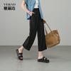 Yalida Linen Casual Wide Leg Pants for Women