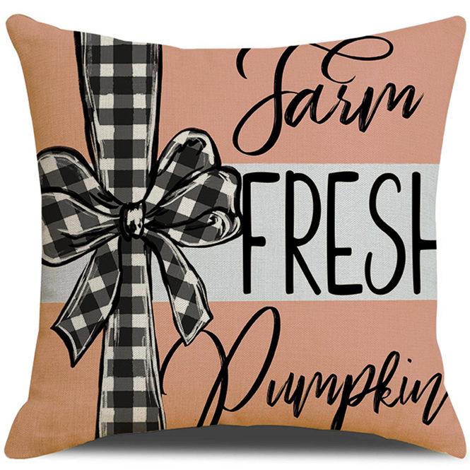 Новая осенняя наволочка с растениями и цветами, наволочка для подушки на День благодарения, для дома, дивана, льна