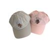 Pink Cute Little Bear Embroidery Ultra Thin Quick Drying Summer Sun Protection Baseball Cap Men's Baseball Cap Women's Trendy