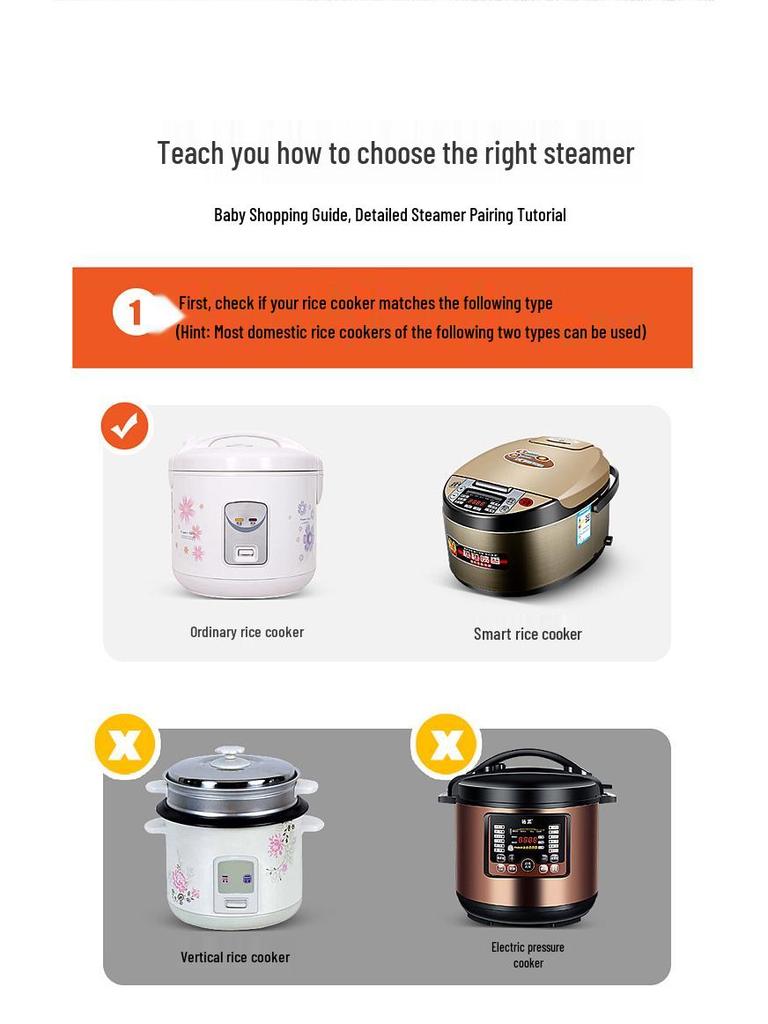 Универсальная углубленная пароварка из нержавеющей стали 304 для рисоварки, бытовая пароварочная решетка 345 л