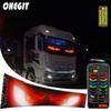 Demon Eyes Car LED Logo APP LED Matrix Pixel Panel Night Light DIY Programmable Flexible LED Display for Car Truck Accessories