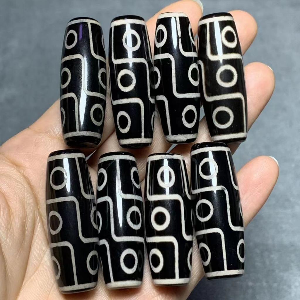 Тибетские бусины Дзи с девятью глазами, винтажный универсальный тибетский кулон с бусинами Будды