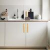 Modern Style Recessed Cabinet Door Handle Metal Slotting Sliding Door Handle  Closet