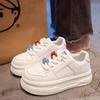 Thick-soled High-profile Board Shoes Women's Light and Breathable Little White Shoes 2025 Spring and Summer New Fashion Soft-soled Sports and Leisure