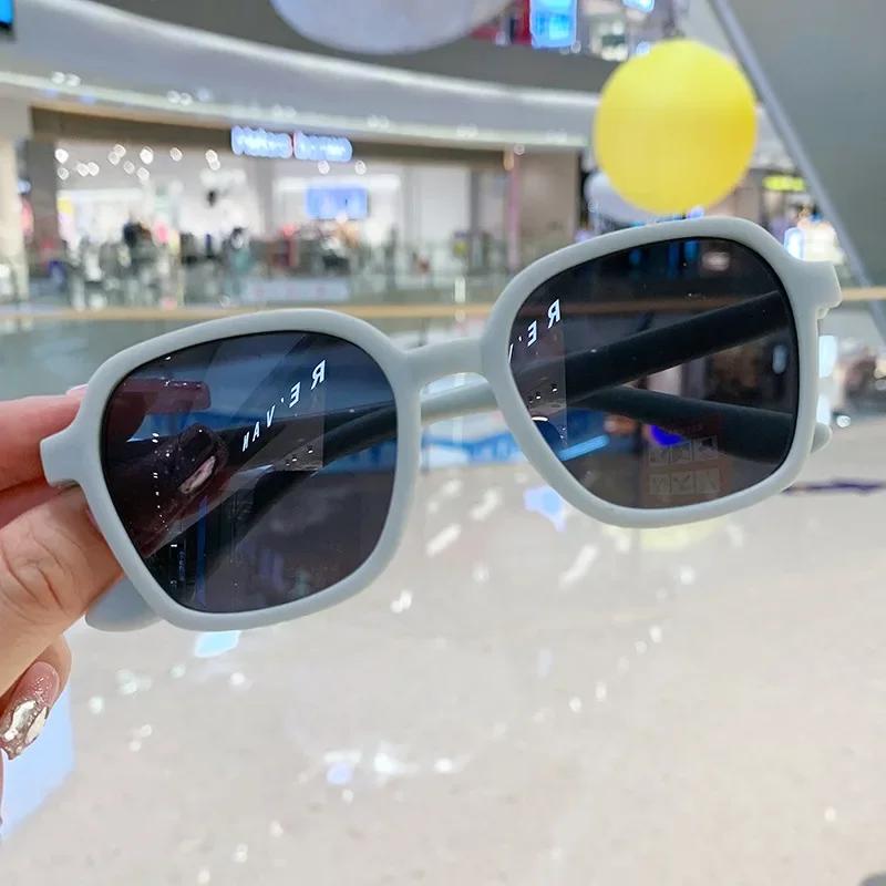 Kids Square Sunglasses UV400 Protection Stylish Goggles for Boys Girls Party Eyewear Baby Student Eyeglasses