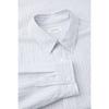 Customellow White Oversized Fit Stripe Shirt C9sam26203whx