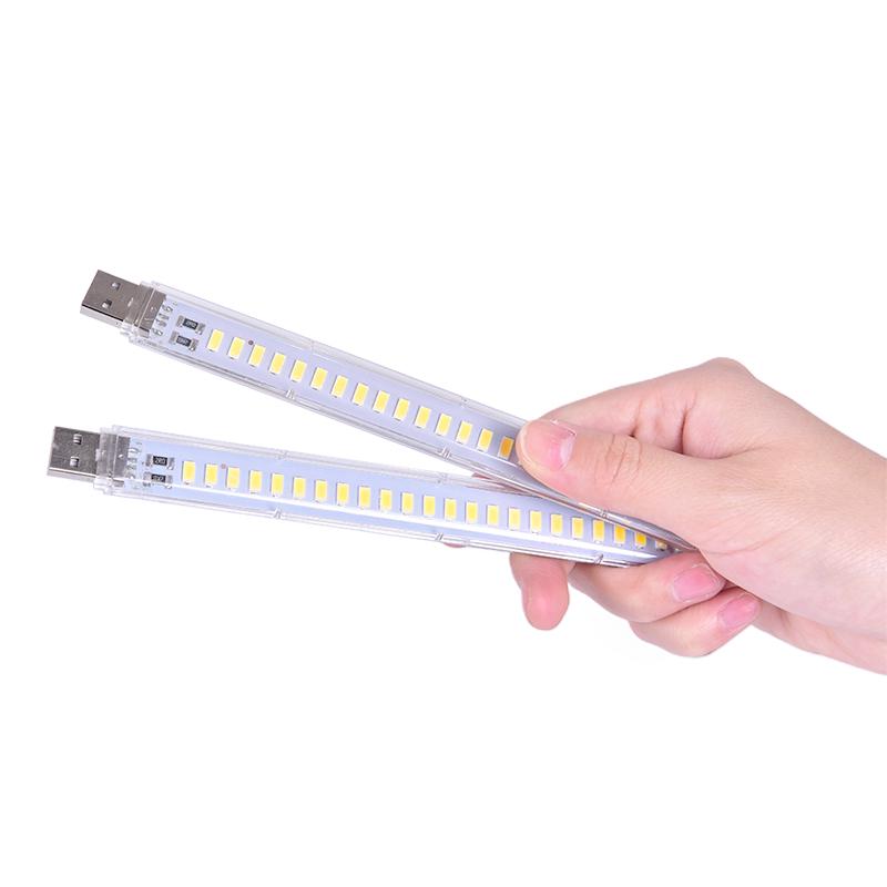 5V 12W Usb светодиодный ночник 24 светодиода Usb настольная лампа для чтения книжные светильники