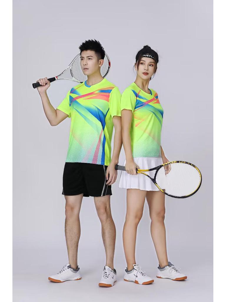 Quick-Dry Sweat-Wicking Sportwear Set for Men & Women - Tennis, Badminton, Ping Pong
