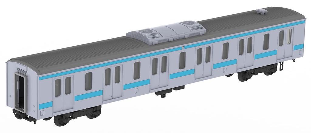 PLUM JR East 209 Series DC Train Type Keihin Tohoku Color Saha 208 Display Model Unpainted Assembly Plastic Kit PP146 Plakit-Extra 1/80