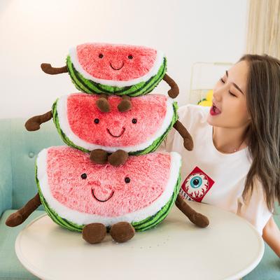 Креативная плюшевая игрушка Арбуз Вишня Короткий плюш Имитация фруктовой куклы Милая подушка для девочки Милая кукла Подарок