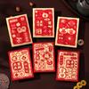 6 Pcs Red Envelopes Lucky Money Red Envelopes 2025 Lunar New Year Money Packets for Chinese New Year Weddings Birthdays