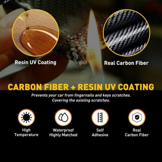 For BMW 3Series E90 E92 2005-2012 Rear Fiber Carbon Dashboard Panel Cover Trim