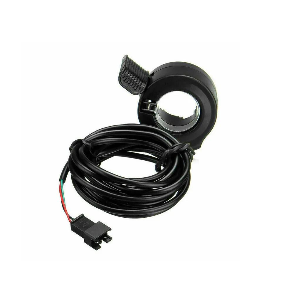 Outdoor Thumb Throttle E Bike Parts Assembly Replacement Three-wire Black Ebike Electric Bike For Electric Bicycle Throttles 2
