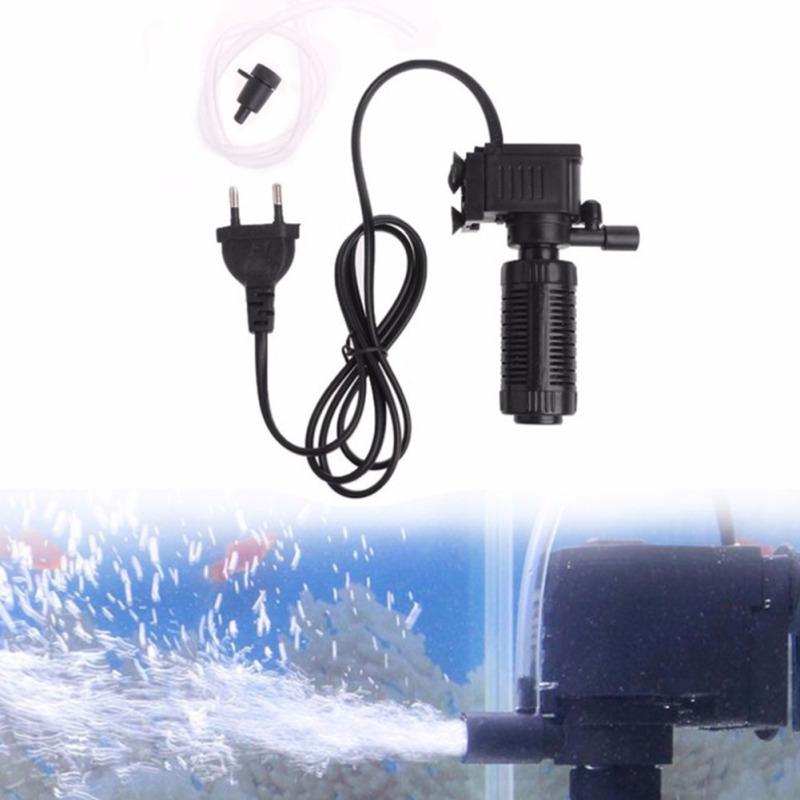 3 в 1 Фильтр для бесшумной работы аквариума, кислородный погружной очиститель воды, европейские правила