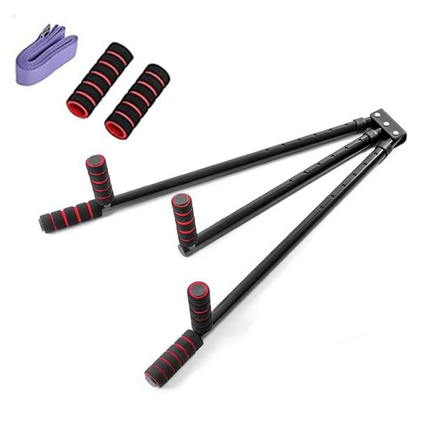3 Bar Leg Stretcher Adjustable Split Stretching Machine Stainless Steel Home Yoga Dance Exercise Flexibility Training Equipment