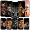 Чехол для телефона Samsung Galaxy A56 A54 A42 A36 A34 A26 A16 A12 A20 A22 A40 A50 A52 A06 5G Мягкий ТПУ Чехол Лев Альфа Самец Львенок Сумки