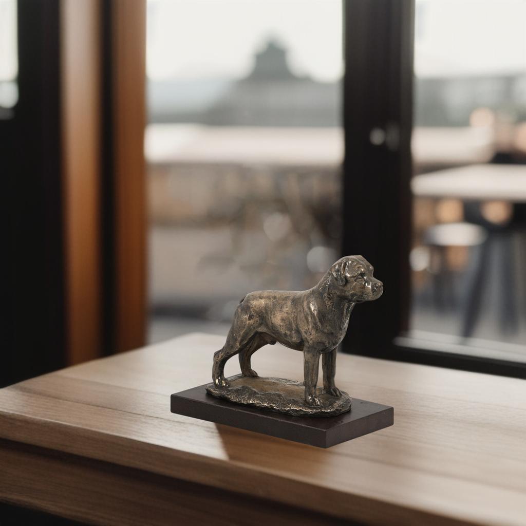 Rottweiler I - Statuetka Psa, Figurka Do Biura, Trofeum Na Wystawę Psów Marki Art-Dog