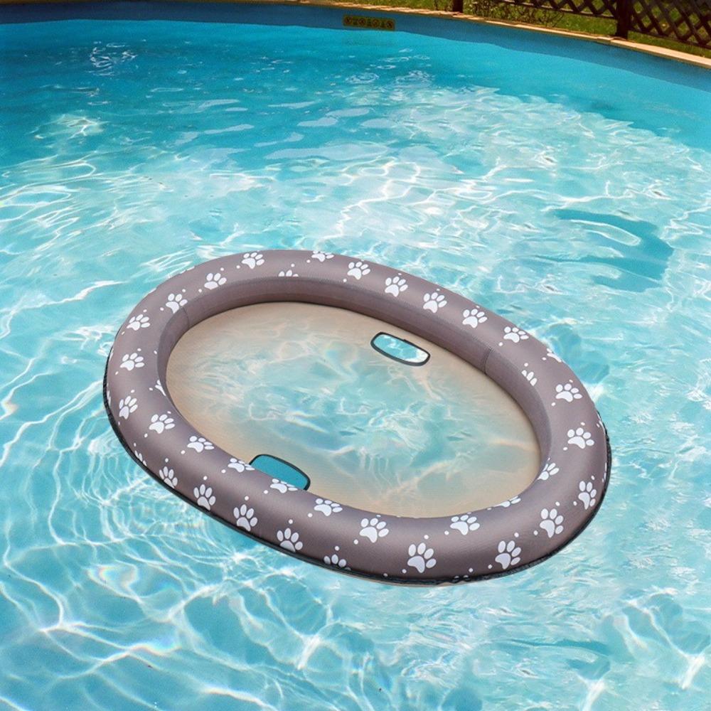PVC Dog Swimming Float Soft Pet Dog Float Portable Pet Inflatable Raft for Cats Dogs