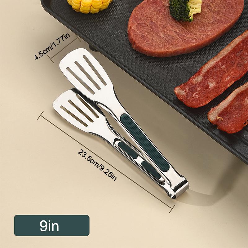 Нескользящие щипцы для еды из нержавеющей стали, зажим для мяса, салата, хлеба, гриль-барбекю, зажим для шведского стола, инструменты для приготовления пищи, кухонные принадлежности