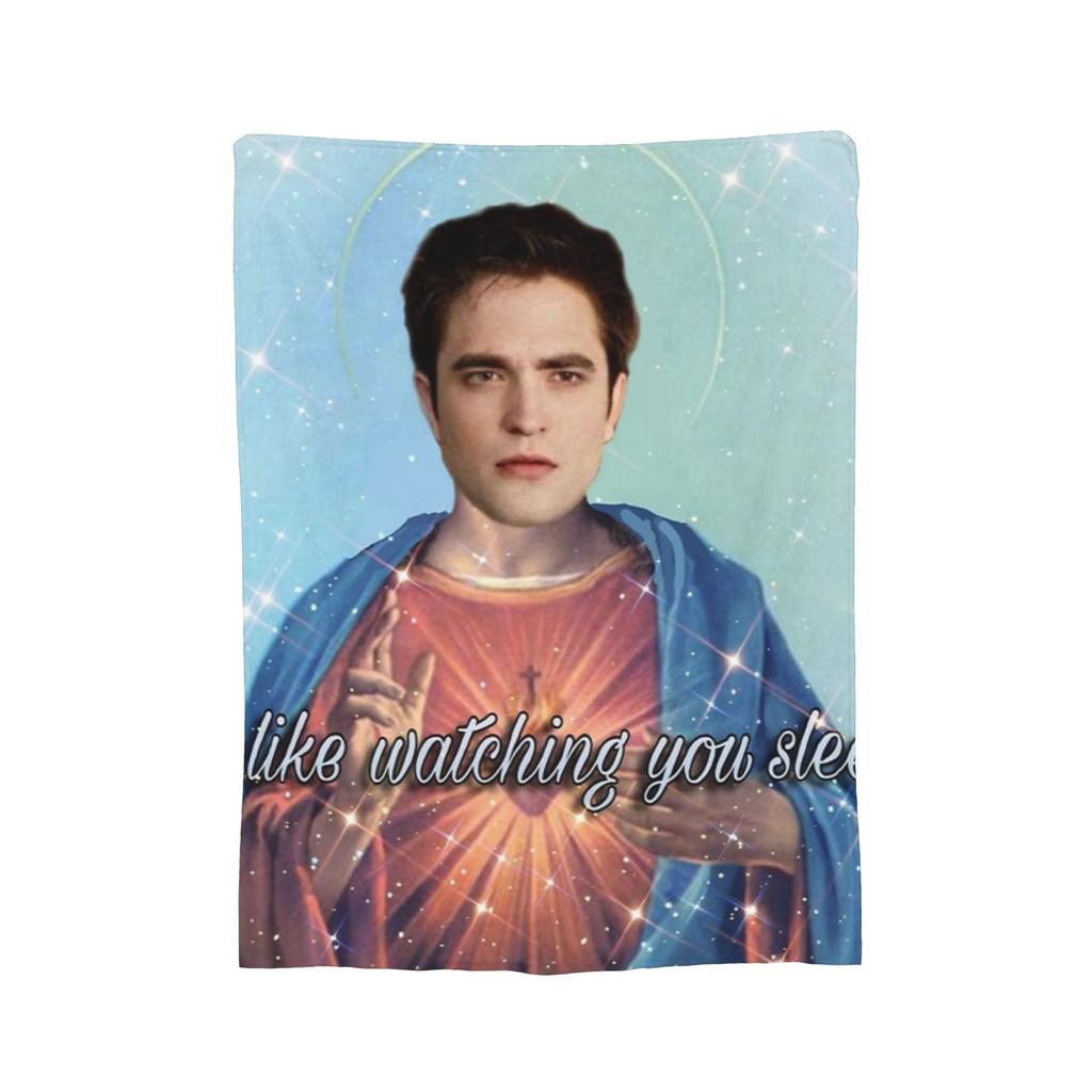Twilight Blankets Flannel Printed Portable Lightweight Thin Throw Blankets for Sofa Car Bedspread