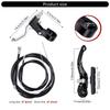 Aluminum Alloy Bicycles Brake Set Front and Rear Brake Cables and Brake Lever Kits for Mountain Bikes Easy Installation