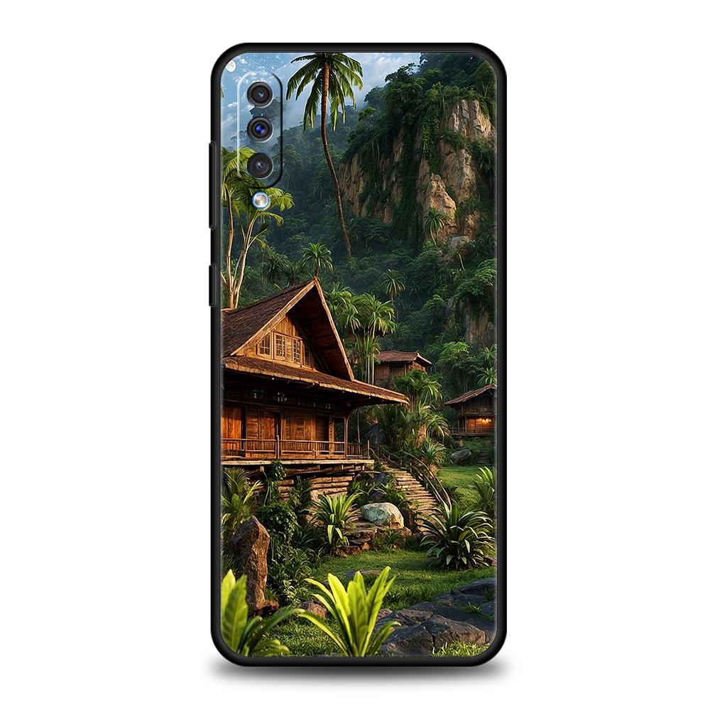Путешествия пейзаж природный ландшафт Чехол Для Samsung A56 A36 A26 A24 A16 A14 A12 A32 A50 A70 A22 A40 A34 A54 A42 A52 5G A06 Обложка