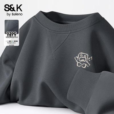 Мужской свитшот с круглым вырезом и графическим принтом серии Baleno S&K