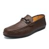 Men Loafers 2024 New Leather Shoes Men Casual Shoes Moccasins Breathable Sneakers Men Driving Shoes Comfort Flats