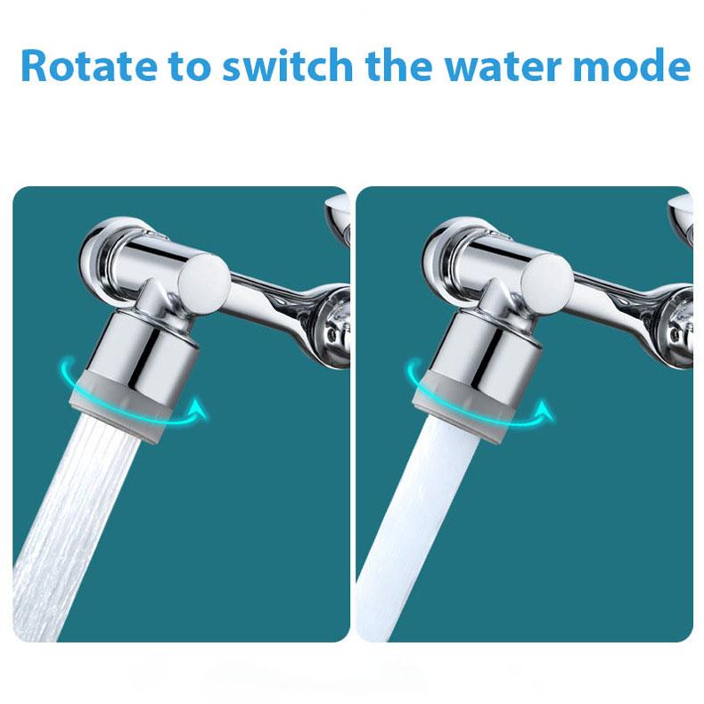 Поворотный на 1080 ° смеситель с распылительной головкой для умывальника, кухонный смеситель, удлинитель, универсальный насадка для фильтра от брызг, гибкие смесители, распылитель