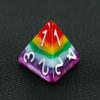 Набор игральных костей DND Rainbow Polyhedral Dice 7 шт. Игровые кости для настольных игр, аксессуары