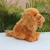 1/27cm Cocker Spaniel Anime Plushie Dog Toy High Fidelity Lifelike Stuffed Doll Gift for Kids and Adults