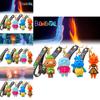 Cute Elemental City Pvc Keychain For Kids And Adults