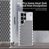 S24 Ultra Aromatherapy Aluminum Metal Magnetic Case For Samsung Galaxy S22 S23 Ultra Heat Dissipation Shockproof Armor Cover