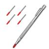 1 Set Diamond Engraving Pen Magnetic Carbide Tip Scriber Pen With 4 Spare Pointed Tip For Ceramic Glass Woodworking Tools