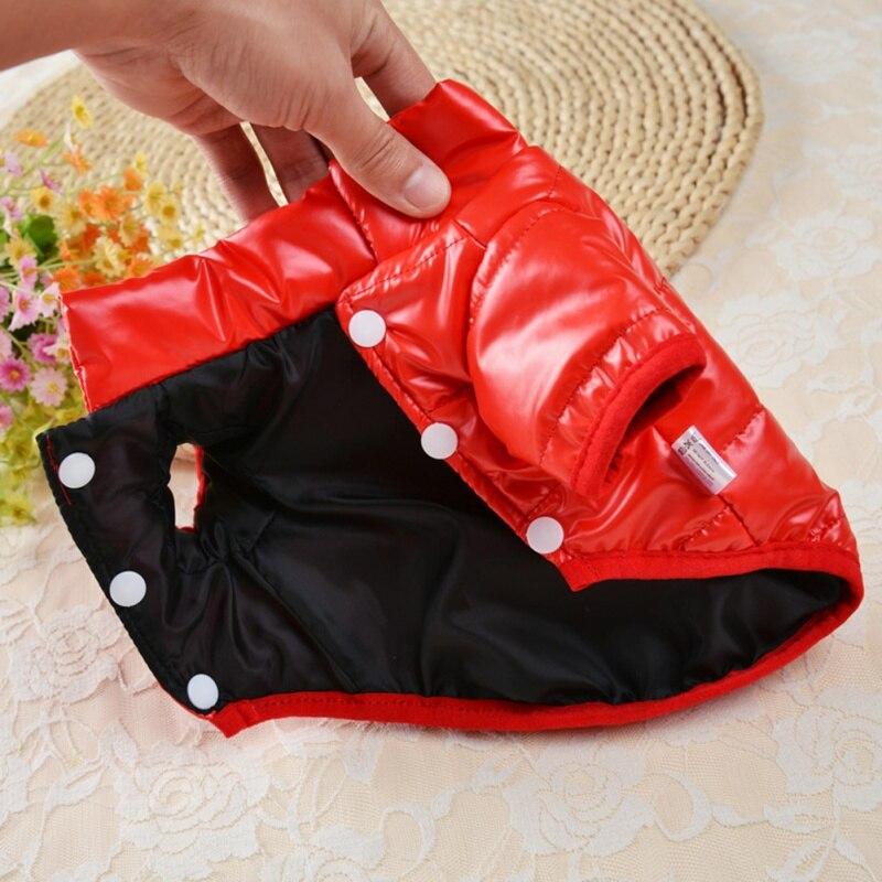 Зимнее пальто для домашних животных, ветрозащитная зимняя одежда, теплое флисовое пальто для собак и кошек, куртка для костюмов для маленьких и средних собак