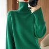 Womens Turtleneck Oversized Sweater Batwing Chunky Pullover Sweater Casual Fall Loose Knit Jumper Top